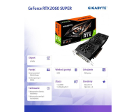 GIGABYTE GeForce RTX 2060SUPER GAMING OC 3X 8G GDDR6 3DP/HDMI GV-N206SGAMING OC-8GD - 521555 - zdjęcie 5